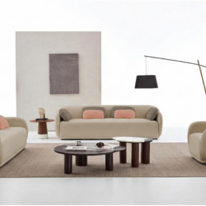 Aria Brown Sofa Set (3+2+1)
