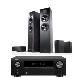 Buy Yamaha NS-F51 5.0 Set with Denon AVR-x550BT Amplifier - TechAccess Shop