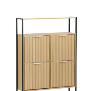 H&B Fluted Shoe Rack