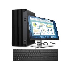 HP EliteDesk 800 G6 Tower Core i5 10th Gen 16GB RAM 512GB SSD 24" FHD Monitor Complete Set