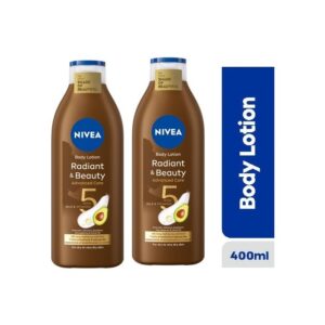 NIVEA Radiant & Beauty Advanced Care Lotion For Women - 400ml (Pack Of 2).