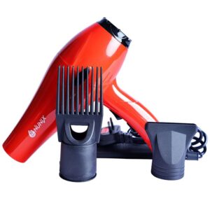 Nunix Hair Red Blow Dryer With Beauty Accessories HD-01
