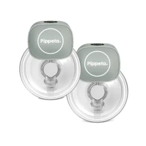Pippeta Led Wearable Hands Free Breast Pump Pack of 2 Sea Salt for Mumz