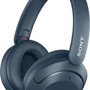 Sony WH-XB910N Extra BASS Noise Cancelling Headphones, Wireless Bluetooth Over The Ear Headset with Microphone and Alexa Voice Control, Blue
