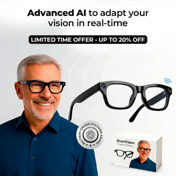 SmartVision™ Pro Max AI-Powered Adaptive Glasses